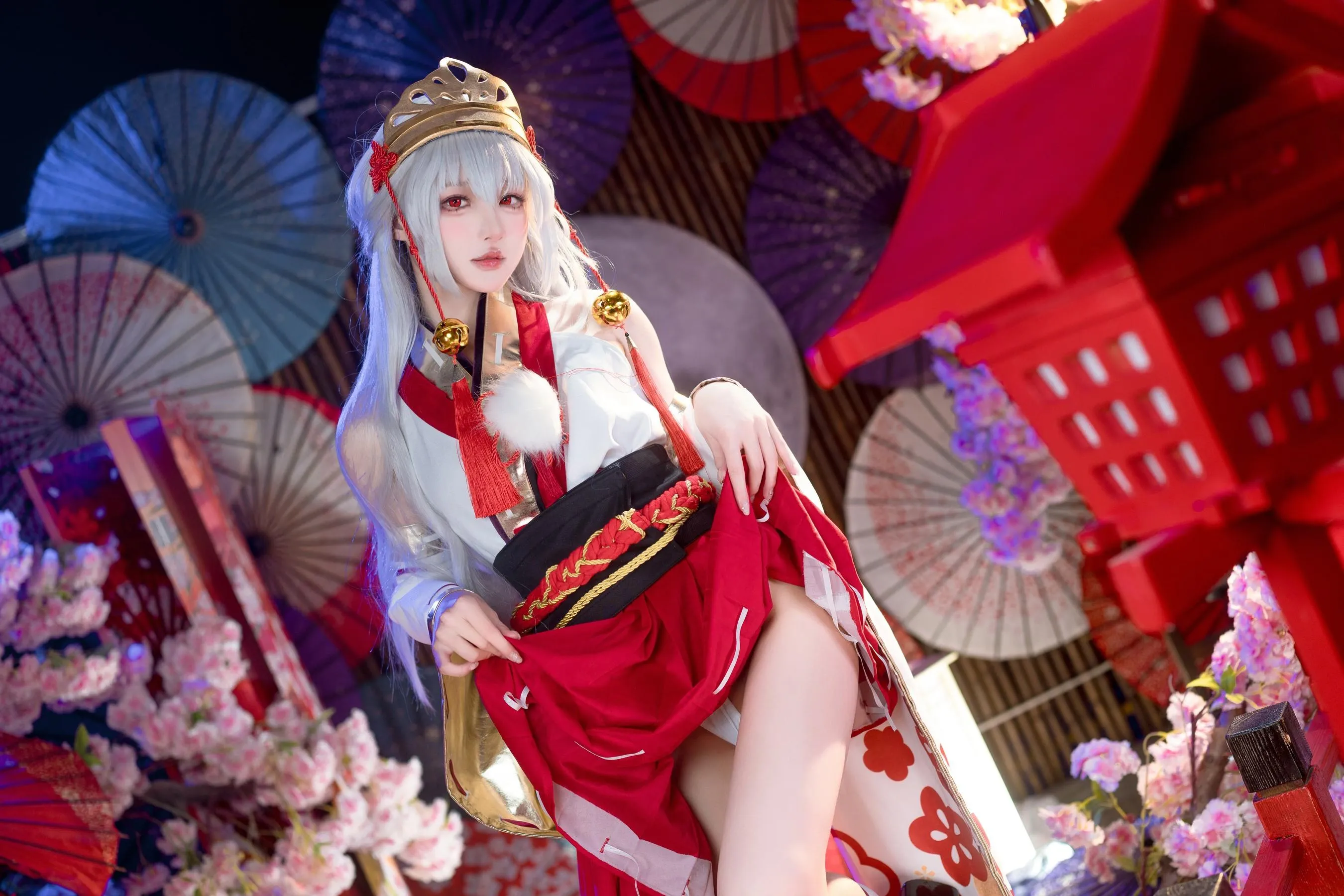 阿包也是兔娘 – NO.83 巫女浴池 [59P]插图